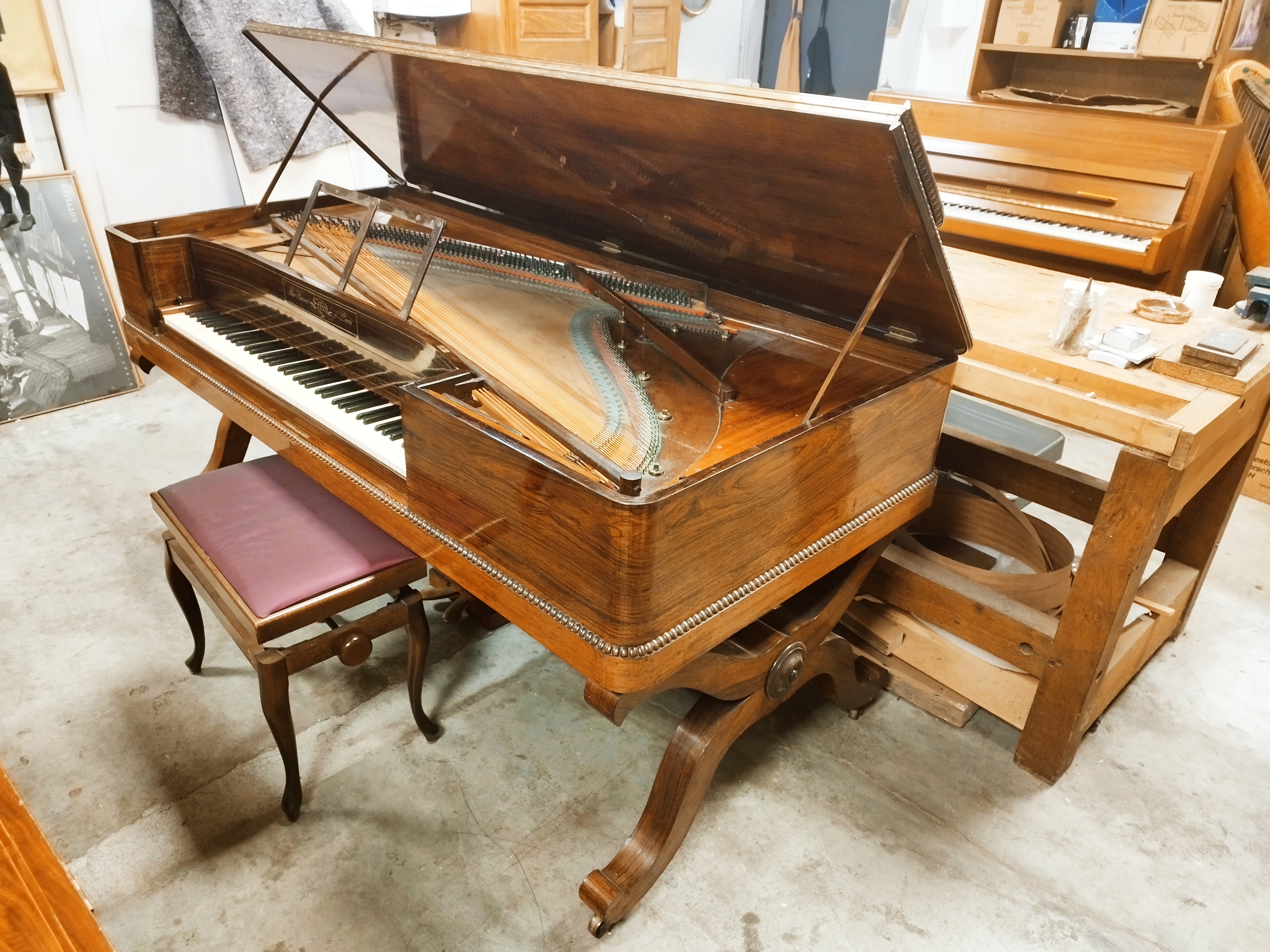 clic pour ouvrir dans un nouvel onglet Piano carré Erard à acheter sur Montpellier